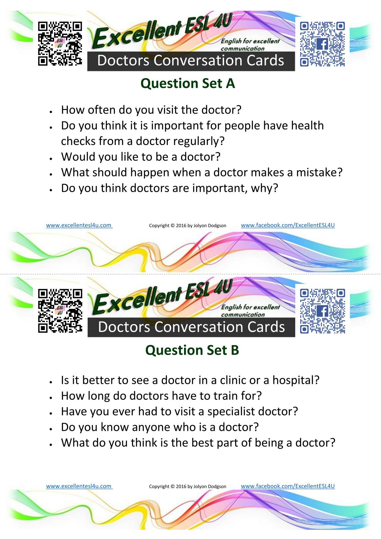 ESL Doctors Conversations